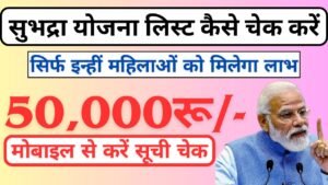 Subhadra Yojana List 2024